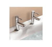 Marc Twin Hot & Cold Basin Taps Chrome