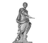 marca generica Black and White Roman Emperor Julius Sculpture Caesar Statue Poster and Prints Canvas Painting Wall Art Pictures Home Decoration Unframed-50X70cm