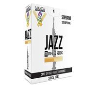 MARCA JAZZ UNFILED REEDS - 10 PACK - SOPRANO SAX - 4 MJZU340