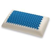 Marcapiuma Memory Foam Pillow Air Massage with Massage Cooling Zone Ultra breathable massage effect, Orthopedic Pillow with Washable 100% Cotton Cover Oeko-Tex Standard 42x72cm h.12 Made in Italy