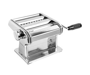 Marcato Ampia 150 Pasta Machine Premium Manual Pasta Maker with Built-In Cutter for Lasagna, Fettuccine & Tagliolini, 10 Thickness Settings, Chrome Steel Construction, Made in Italy