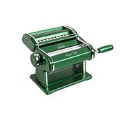 Marcato Atlas 150 Manual Pasta Machine Compatible with Interchangeable Accessory, Alloy, Green, 40 x 30 x 20 cm