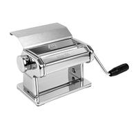 Marcato Atlas 150 Premium Slide Manual Pasta Maker Machine with Slide-On Cutter Attachment for Lasagna, Fettuccine & Tagliolini, 10 Thickness Settings, Chrome Steel Build, Made in Italy