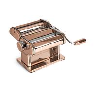 Marcato - Atlas+ Fresh Pasta Machine in Anodized Aluminum with 4 Shapes | Lasagna, Fettuccine, Tagliolini, and Spaghetti, Made in Italy, Compatible with Extra Accessories (Copper)