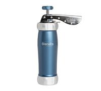 MARCATO Biscuits Powder Blue Biscuits Cookie Maker, Anodized Aluminium, Various Shapes, 25 x 10 x 5 cm, Easy to Use
