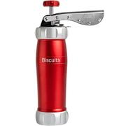 Marcato Cookies (Cookies) Electric Pump & Press Machine + 20 Cookie Discs for Baking red