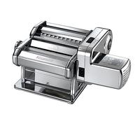 Marcato Electric Pasta Machine Atlas 150 + Motor, Electric Pasta Roller, Made in Italy, Adjustable Thickness Settings, for Lasagna, Fettuccine, Tagliolini, with Electric Motor. Model: Atlasmotor