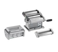 MARCATO Made in Italy PASTASET Pasta Machine Gift Set, Chrome Steel. Includes Atlas 150 Pasta Machine, Ravioli & Spaghetti Attachments.