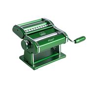 Marcato - Atlas+ Fresh Pasta Machine in Anodized Aluminum with 4 Types | Lasagna, Fettuccine, Tagliolini and Spaghetti, Made in Italy, Compatible with Extra Accessories