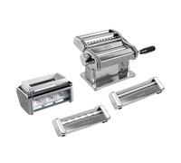 Marcato Multipaste Pasta Machines Set, Chrome Steel, Various Pasta Sizes, 20 x 20 x 15 cm, Easy to Use