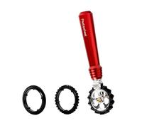 Marcato Pasta Cutter, Pasta Wheel Cutter, 3 Types of Cutting, also for Biscuits, Chiacchiere, and Crackers, Kitchen Accessory, Made in Italy. Model: Pastawheel, Red