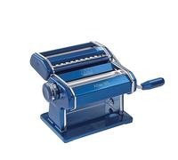 Marcato Pasta Machine, Pasta Maker,Pasta Roller, for Lasagna, Fettuccine, Tagliolini, Compatible with 11 Additional Shapes, Made in Italy. Model: Atlas 150, Blue