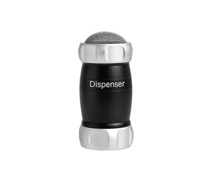 Marcato Powdered Sugar Spreader, Kitchen Sieve, Powder Dispenser, Also for Flour and Spices, in Aluminium, Made in Italy. Model: Dispenser, Black