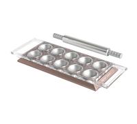 Marcato Ravioli Tablet. Ravioli Powder Pink Ravioli Mould. Anodized Aluminium. 20 x 10 x 2 cm. Easy preparation. Elegant design