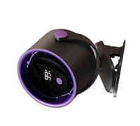 MARCBUSE 100 Speed Adjustable Clip On Rechargeable Fan With Digital Display Cooling Blower Accessories For Home Office Travel Multifunctional Clip Fan With Digital Display