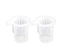 MARCBUSE 2PCS Aquariums Plant Holder For Various Fish Tanks Aquariums Hydroponic Planter Basket Pots Fishtanks Habitat Supply Wall Mounted Planter