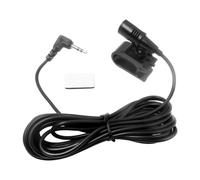 MARCBUSE 3.5mm Clip-On Car Microphone With Flexible Cord External Mic For Vehicle Radio Bluetooths Voice Recordings Accessories Car Microphone For Navigation