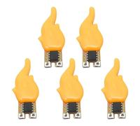 MARCBUSE 5Pcs Flame Shaped LED Filament Bulb LED Flashing Lights Party Decoration Light Bulb Accessories Enduring Flame Shaped Filament