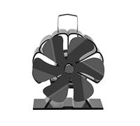 MARCBUSE 6 Heat Powered Stove Fan For Home Wood Log Burning Circulating Warm Air Saving Fuel Efficiently Heat Powered Stove Fan Upgrade Designed For Wood Burning
