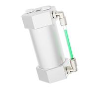 MARCBUSE Aluminum Water 360 Degree Rotatable Clear Tube Easy Installation 100ml Capacity For Upgrading Accessories Heavy Duty Metal Cooling Tank