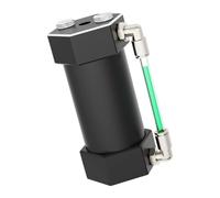 MARCBUSE Aluminum Water 360 Degree Rotatable Clear Tube Easy Installation 100ml Capacity For Upgrading Accessories Heavy Duty Metal Cooling Tank