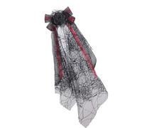 MARCBUSE Contemporary Halloween Veil Soft Fabric Headpiece Fashion Hair Decoration For Long Event Costume Parties Mysterious Party Headgear