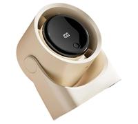 MARCBUSE Digital Display Fan With Winds Technology ABS Texture Noise Reductions Wall Mountable Fan Quiet Home Cooling Device Low Noise Office Desk