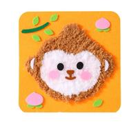 MARCBUSE Embroidery Embroidery Doll Felted Animal Sewing Craft Set Educational Set for Kids Adult Handmade Craft Kids Sewing