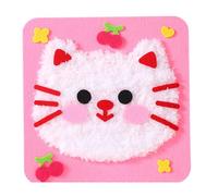 MARCBUSE Embroidery Embroidery Doll Felted Animal Sewing Craft Set Educational Set for Kids Adult Handmade Craft Kids Sewing