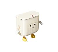 MARCBUSE Kitchen Bin Cartoon Hangings Trash Can With Lid Cabinet Door Under Sink Garbage Can For Office Counter Home Decors