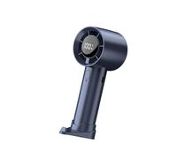 MARCBUSE Lightweight Handheld LED Digital Display Fan USB Rechargeable Electric Fan Outdoor Cooling Device With 1200mAh Battery USB Rechargeable Handheld