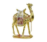 MARCBUSE Middle Eastern Styles Exotic Camels Statue Resins Gold Desert Animal Figurine For Indoor Decors And Housewarmings