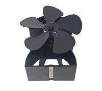 MARCBUSE None Electricity Required Thermal Powered 5Blade Stove Fan For Enhancing Heat Distribution Home Heating Air Circulation Efficient Air Circulation Blower