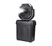 MARCBUSE Portable 30000mAh Misting Fan With LED Light & Timer Rechargeable Camping Cooler For Outdoor Tent 6L Bucket Design Portable Misting Fan