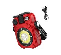 MARCBUSE Portable Solar Rechargeable Flashlight With Base Camping Light For Outdoor Emergencies & Car Repair Light Weight