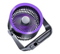 MARCBUSE Practical Table Fan With Quiet Operations Rechargeable Air Cooling Fan ABS Texture Hanging For Office Or Travel Office Desk