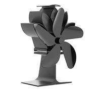 MARCBUSE Stove Fan Fan For Pellet Wood Log Burning Stove Saving Fuel Efficiently For Rooms Heat Powered No Need Battery Or Electricity