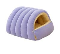 MARCBUSE Washable Enclosed Cats House With Removable Cover Soft Plush Bed For Stress Relief Antislip Base Indoor Pet Furniture Pet Bedding