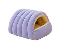 MARCBUSE Washable Enclosed Cats House With Removable Cover Soft Plush Bed For Stress Relief Antislip Base Indoor Pet Furniture Pet Bedding