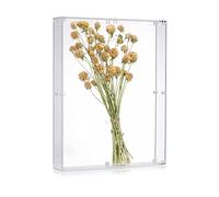 MarccTipton 16x20 Acrylic Shadow Box, Assemble Display Case, DIY Tabletop/Wall Mount Display Frame, All Clear Memory Box for Dried Flowers/Kids Room/Birthday/Wedding(16x20x3”, Assemble Frame)
