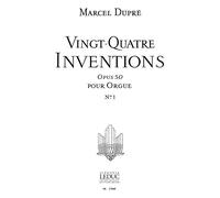 MARCEL DUPRE: 24 INVENTIONS OP.50, VOL.1 (ORGAN)