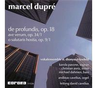 Marcel Dupre - Marcel Dupré De Profundis op.18 Ave verum op.34,1 O salutaris hostia op.9,1