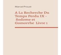 Marcel Proust A La Recherche Du Temps Perdu IX:Sodome Et Gomorrhe Premiere Marcel Proust Multicolor