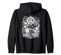 Marcel Proust Time Remembers Everything Quote Zip Hoodie