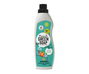 Marcel’s Green Soap - Colour Washing Liquid Peach & Jasmine - Laundry Detergent - Microplastic-free formula - Vegan - 100% recycled plastic bottle - Refillable - 23 washes - 1L
