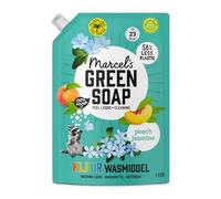 Marcel’s Green Soap - Colour Washing Liquid Refill Peach & Jasmine - Laundry Detergent - Coloured laundry - Microplastic-free formula - Vegan - 23 Washes - 1L
