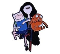 Marceline the Vampire Queen Jake Dog Finn Come Along With Me Adventure Time Cartoon Animated TV Show Princess Bubblegum 1.6" Enamel Pin Badge, 4.06 cm, Enamel, enamel