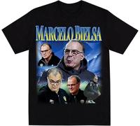 Marcelo Bielsa Homage T Shirt Men's T-Shirt Tshirt Vintage Tee Black