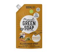 Marcel's Green Soap - All Purpose Cleaner Spray Refill Sandalwood & Cardamom - Cleaning Spray - Microplastic-free formula - Vegan - Packaging recyclable - 500 ml