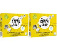 Marcel's Green Soap - Dishwasher Tablets All-in-One - Washing Machine - Microplastic-free formula - Vegan - EU Ecolabel certified - 25 pieces (Pack of 2)
